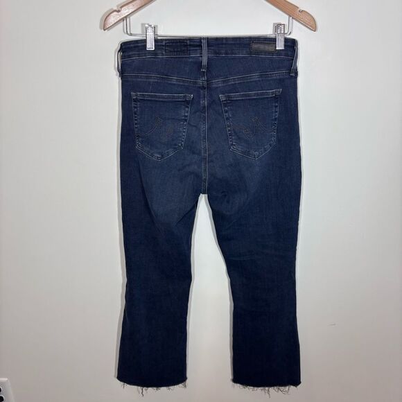 AG Farrah Raw Hem Boot Crop Jeans Size 29 High Rise 27” inseam - Picture 5 of 13